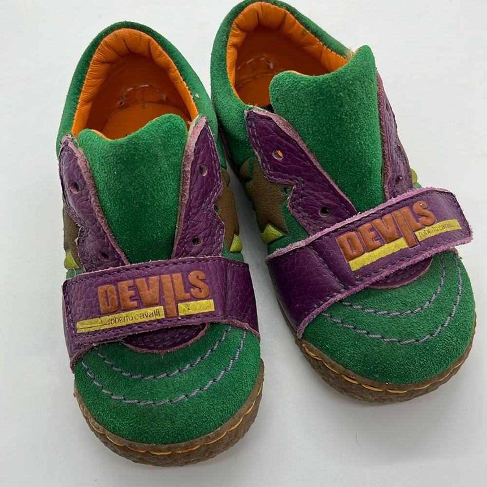 Devils by Roberto Cavalli sneaker New with no laces EURO 23 USA 6 - Picture 1 of 6